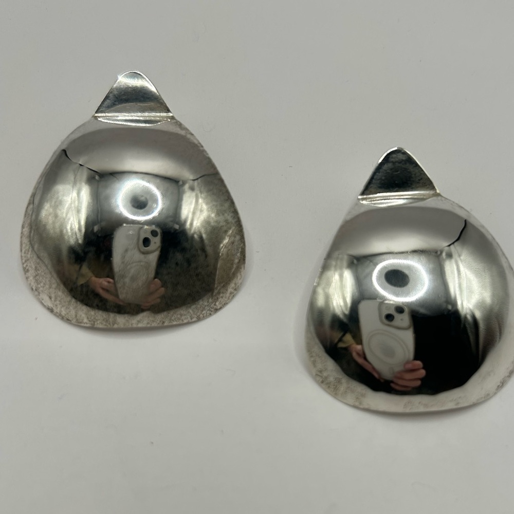 Vintage 1980’s 925 Sterling Silver Pierced Earrings